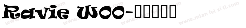 Ravie W00字体转换